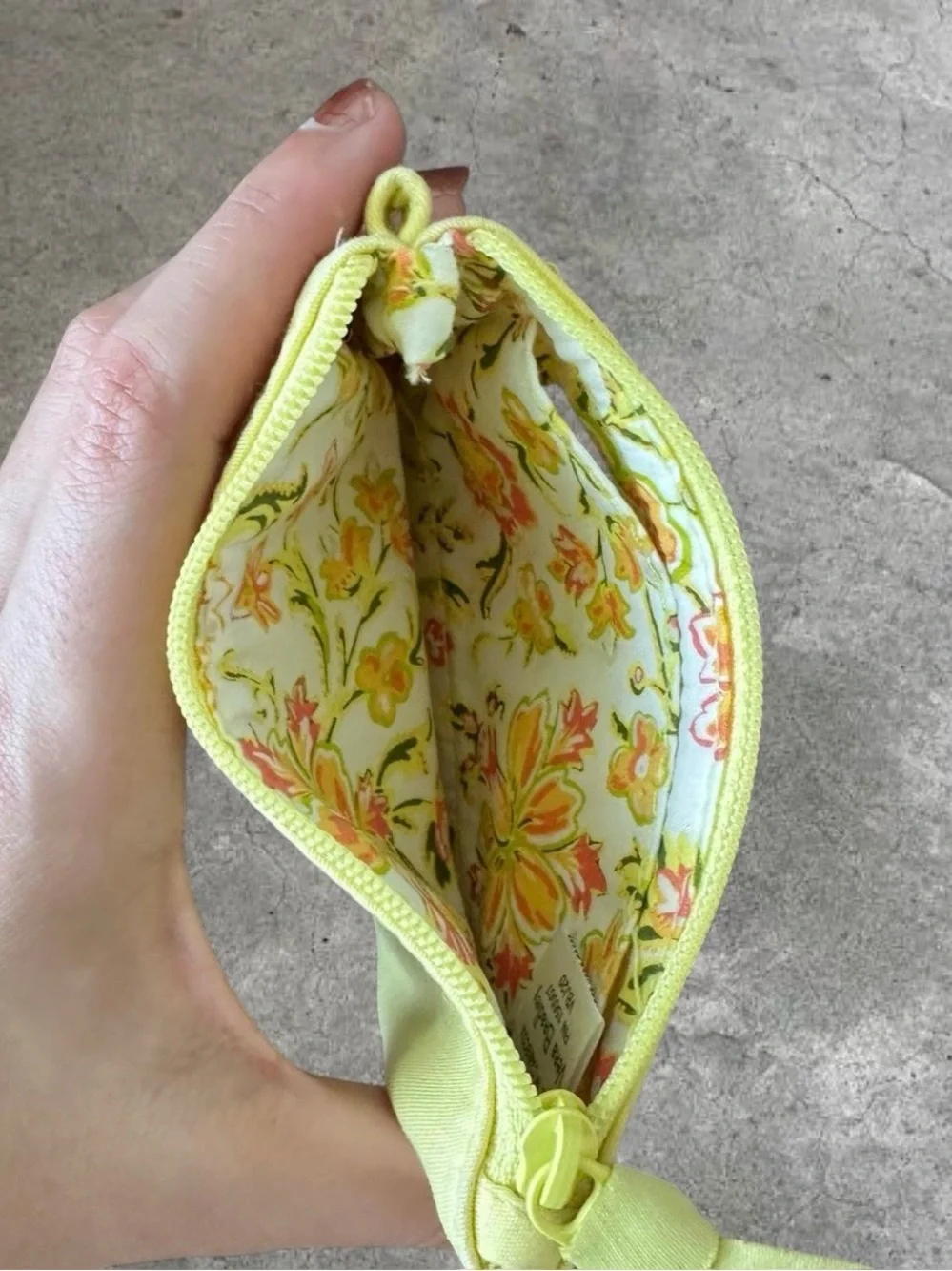 Vera Bradley Yellow Floral Card Case